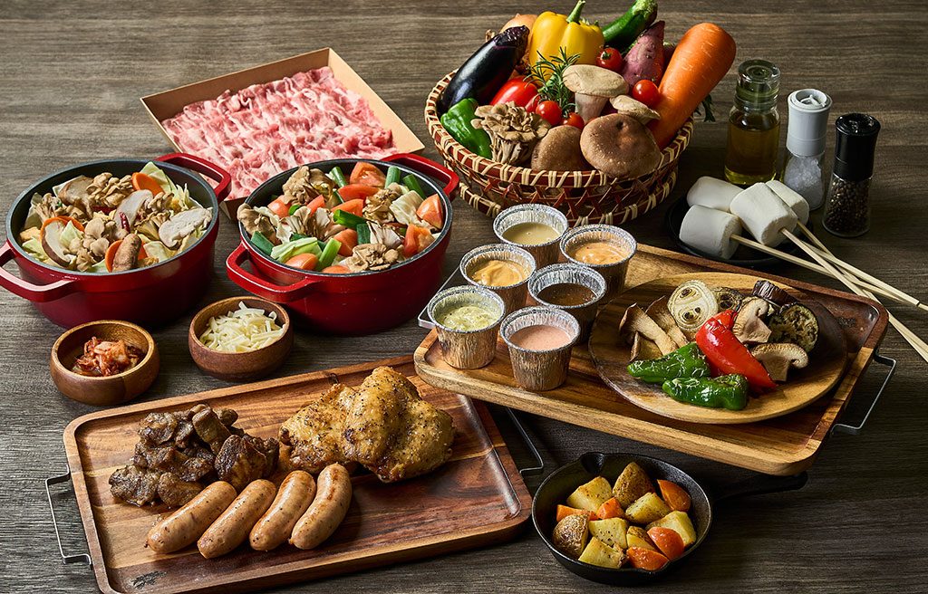 豪華海鮮ブイヤベース鍋とリブステーキPremium BBQ PLAN